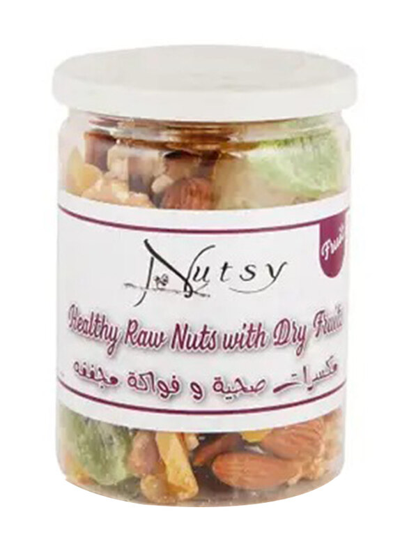 

Nutsy Healthy Raw Nuts with Dry Fruits, 180g