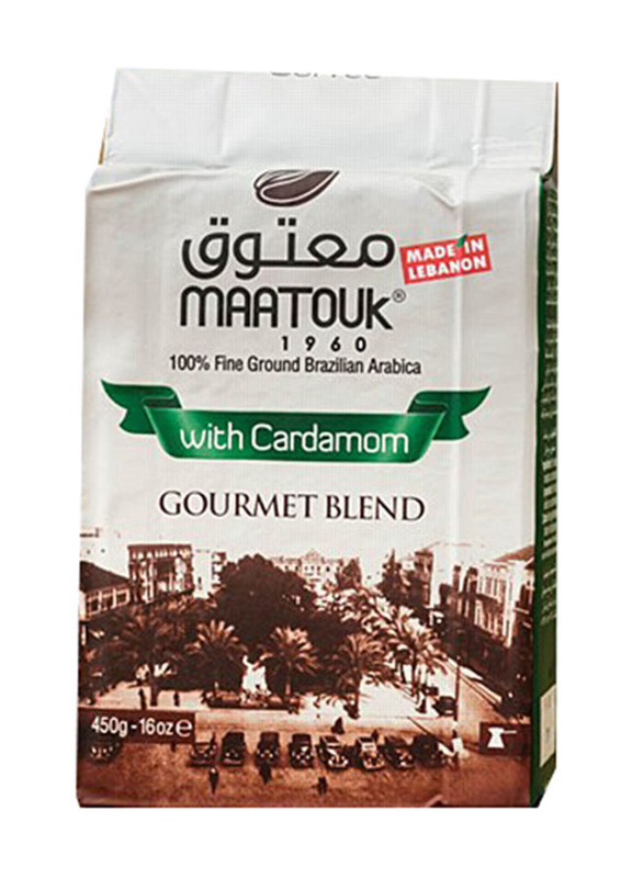 Maatouk Gourmet Blend Cardamon Capsules Coffee, 450g