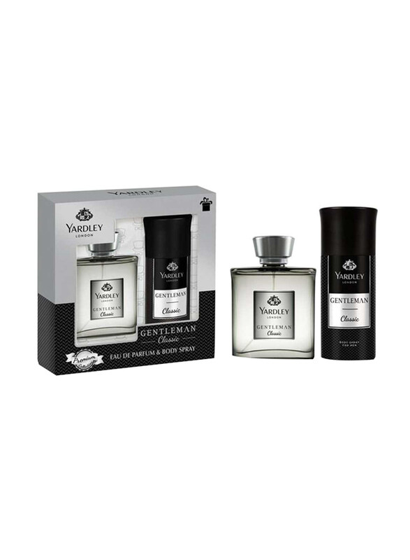 

Yardley 2-Piece Gentleman Perfume Set for Men, 100ml EDT Perfume, 100ml Body Spray