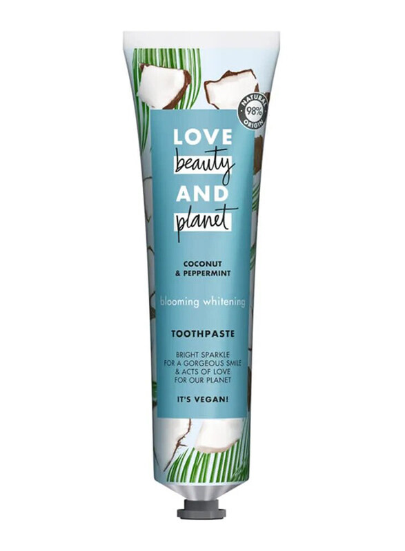 

Love Beauty & Planet Vegan Blooming Whitening Toothpaste, 75ml