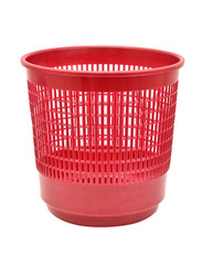 Cosmoplast Small Waste Paper Basket, Red