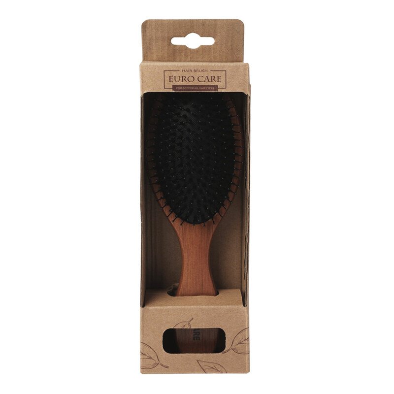 

Euro Care Hair Brush for All Hair Types, Brown