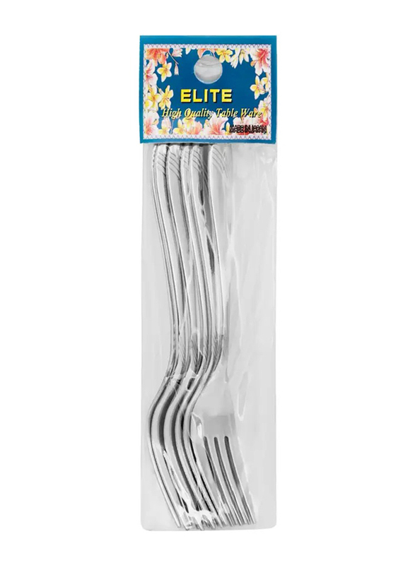 Elite High Quality Stainless Steel Tea Fork, 6 Pieces