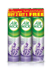 Air Wick Air Freshener Aerosol Lavender - 300ml, 2+1 Pieces