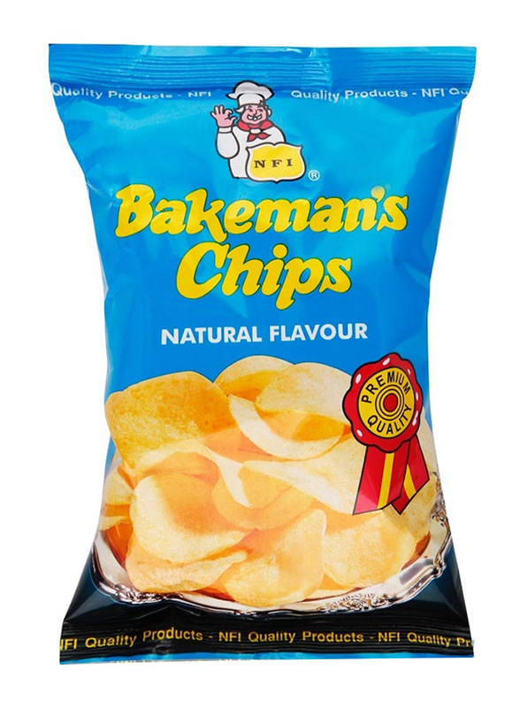 Bakeman's Natural Flavour Potato Chips - 25 g