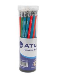 Atlas 30-Piece Pencil Neon+ Er Jar, Assorted