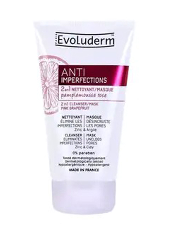 Evoluderm Ant Imperfection 2 In 1 Cleanser Mask, 150ml