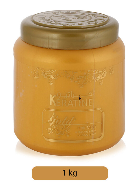 

Keratine Gold Hair Mask for All Hair Types, 1 kg