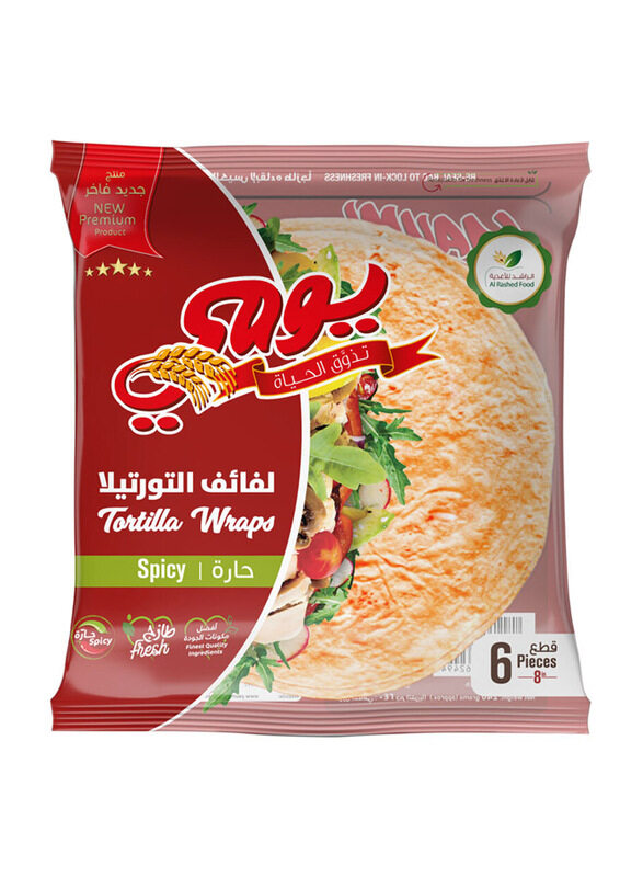

Yaumi Fresh Tortilla Wraps Spicy, 240g