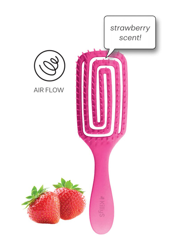 KillyS Hairbrush Strawberry Scent, 1 Piece