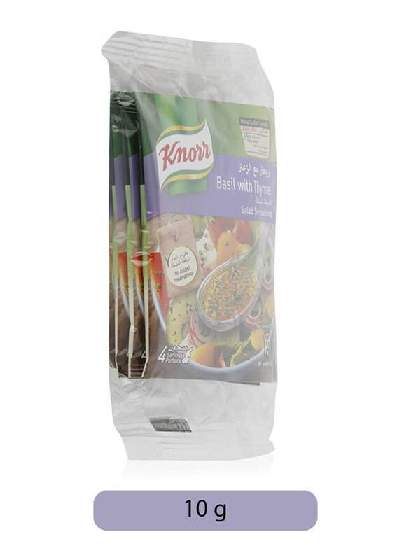 

Knorr Basil With Thyme Salad Seasoning- 4 x 10 g