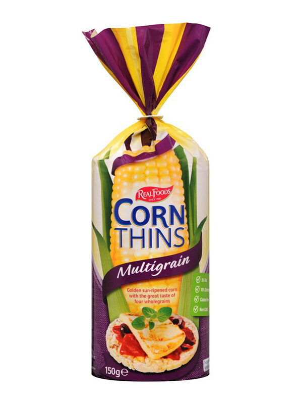 

Real Foods Multigrain Corn Thins, 150g