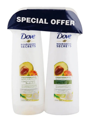 Dove Nourishing Secrets Conditioner + Shampoo Set - 320 ml + 400 ml