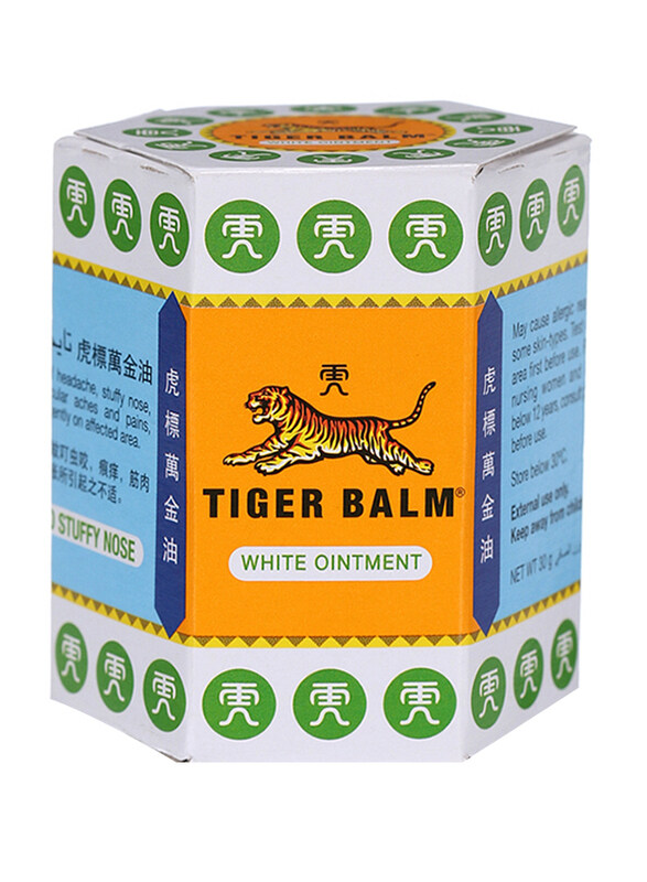 

Tiger Balm Pain Relief White Ointment, 30gm