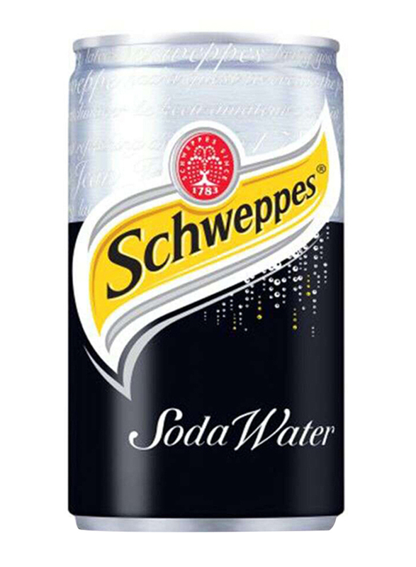 Schweppes Soda Water, 6 x 250 ml