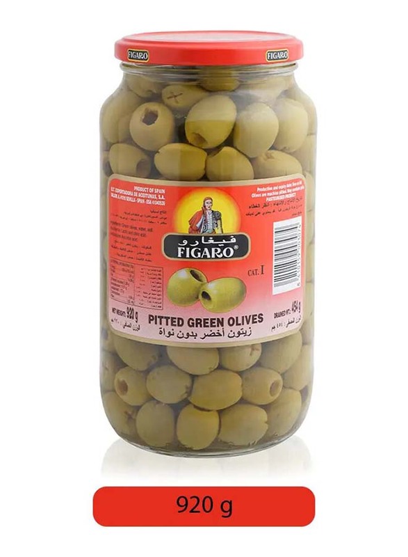 Figaro pitted Green Olives - 454 g