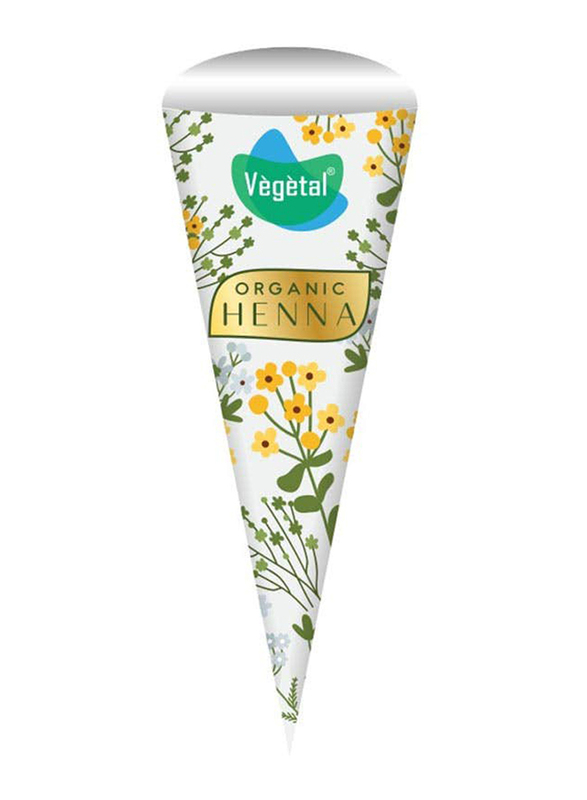 Vegetal Organic Henna Cone, 50gm, Brown