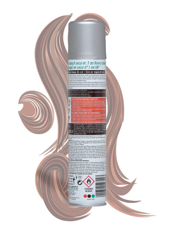 Batiste Divine Dark Dry Shampoo Plus with a Hint of Colour for All Hair Types, 200ml