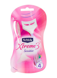 Schick Xtreme3 Sensitive Razors for Women, 4 Tub
