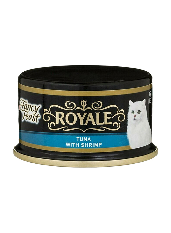 Fancy Feast Royale Tuna With Shrimp Wet Cat Food, 85 grams