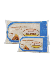 Al Baraka Calrose Camoline Rice, 5 Kg + 2 Kg