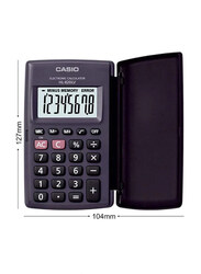 Casio Portable Calculator with Flip Cover, HL820LV, Black