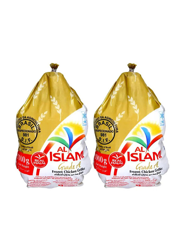 

Al Islami Whole Chicken, 1 Kg + 1.1 Kg, 2 Pieces