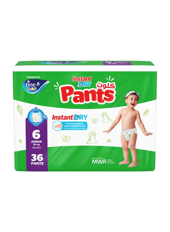 Fine Baby Pants, Junior, 15+ Kg, 36 Count