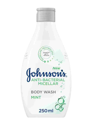 Johnson's Antibacterial Micellar Body Wash Mint, 250ml