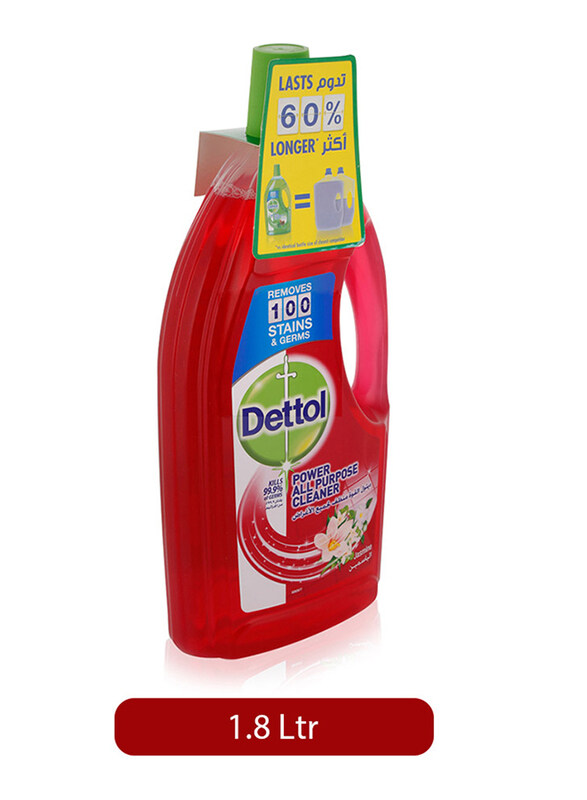 

Dettol Healthy Home All Purpose 4 in 1 Jasmine Fragrance Multi Action Cleaner, 1.8 Liter