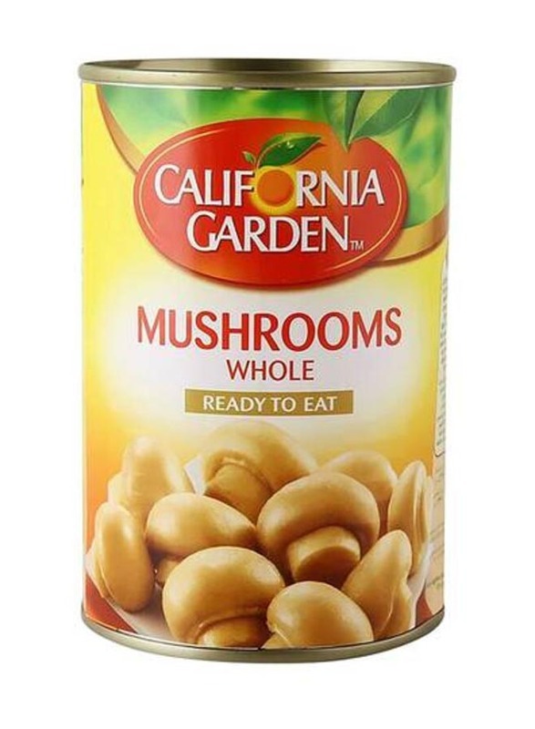 California garden Ready To Eat Whole Mushrooms - 3 x 425g