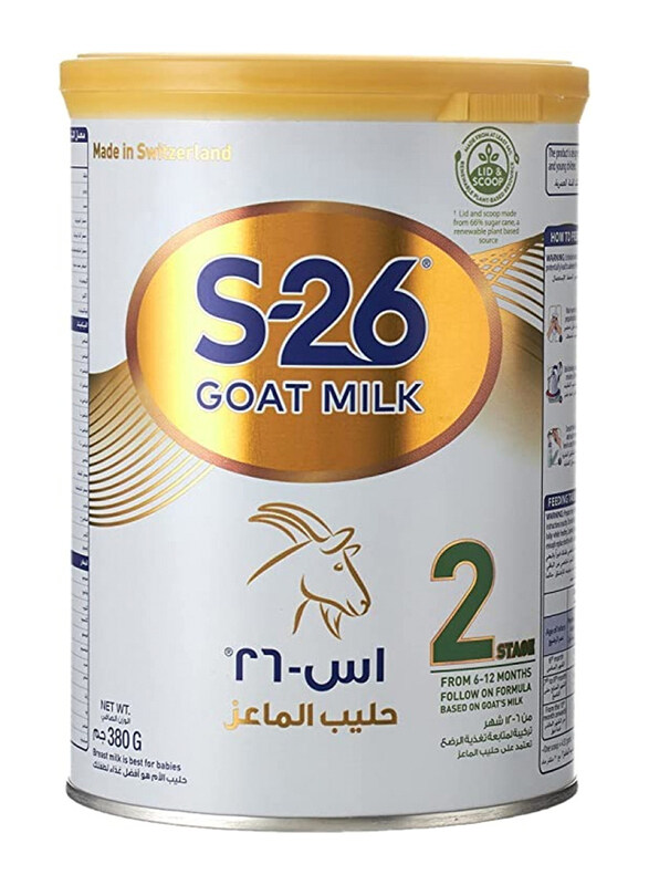

Wyeth Stage 2 S-26 Goat Baby Milk Formula, 380g