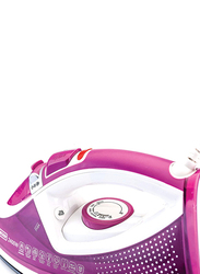 Black+Decker Steam Iron with Ceramic Soleplate, 2400W, X2450-B5, Magenta