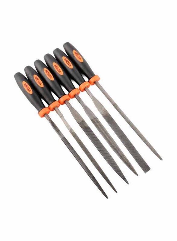 

Mega 6-Piece Needle File Set, Multicolour