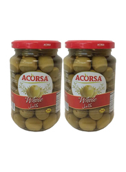 Acorsa Green Olives Twin Pack, 2 x 350g