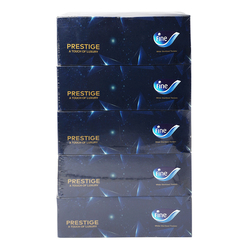 Fine Prestige Facial Tissues, 5 x 3 Ply x 96 Sheet