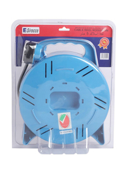 Sirocco Cable Reel Extension Socket, W3005S-5M, 5 Meter, Blue