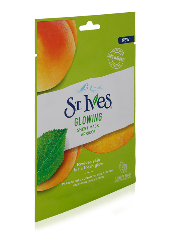 St. Ives Glowing Apricot Sheet Face Mask, 1 Piece
