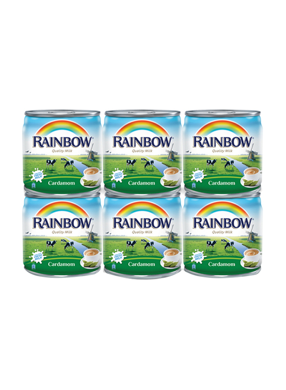 

Rainbow Evap Milk Cardamom - 6 x 170g