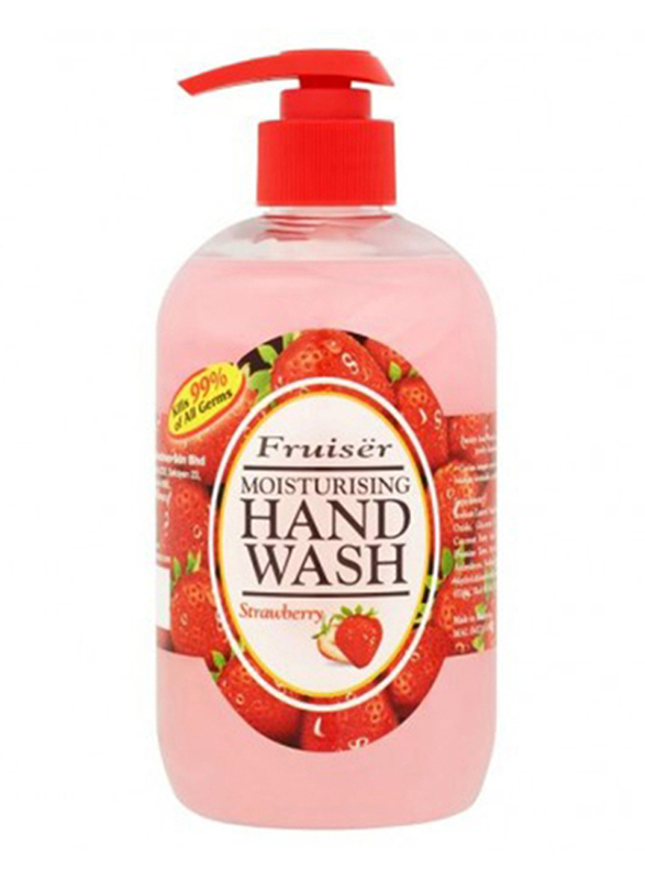 Fruiser Moisturising Hand Wash Strawberry, 500ml
