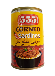 555 Corned Sardines Spicy, 155g