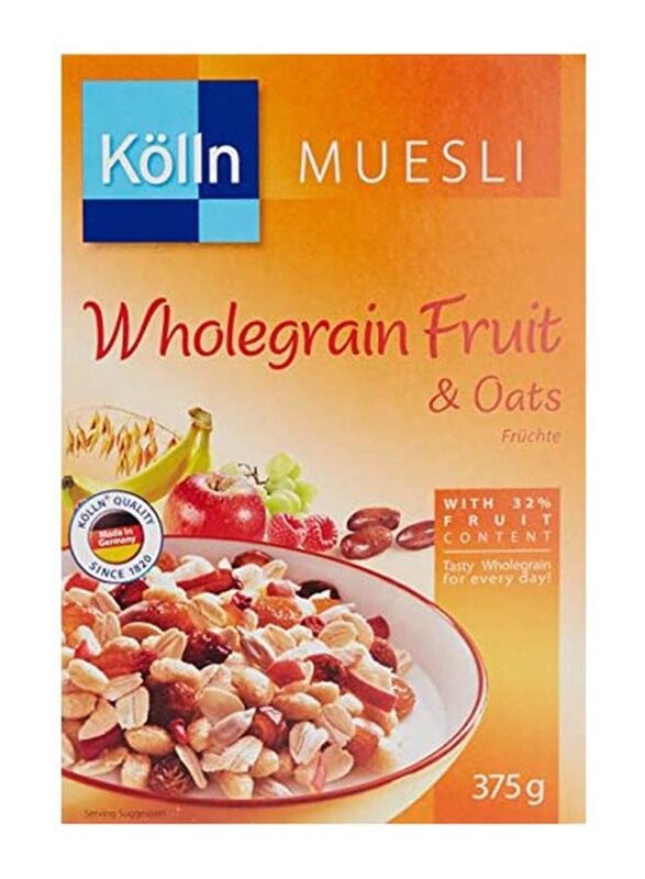

Kolln Wholegrain Fruits & Oats Muesli - 375 g