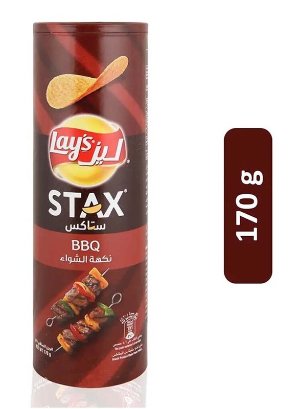 Lays Stax BBQ Potato Chips - 170g