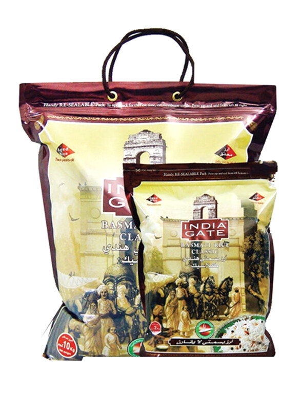 

India Gate Classic Basmati Rice, 10 Kg + 2 Kg