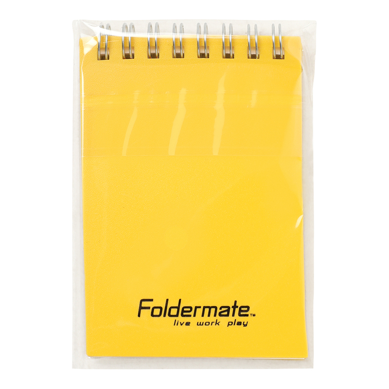Foldermate WeWrite Nice Hi There Dual Spiral Wire Bound Notebook, 60 Ruled Sheets, 80 GSM, A7 Size