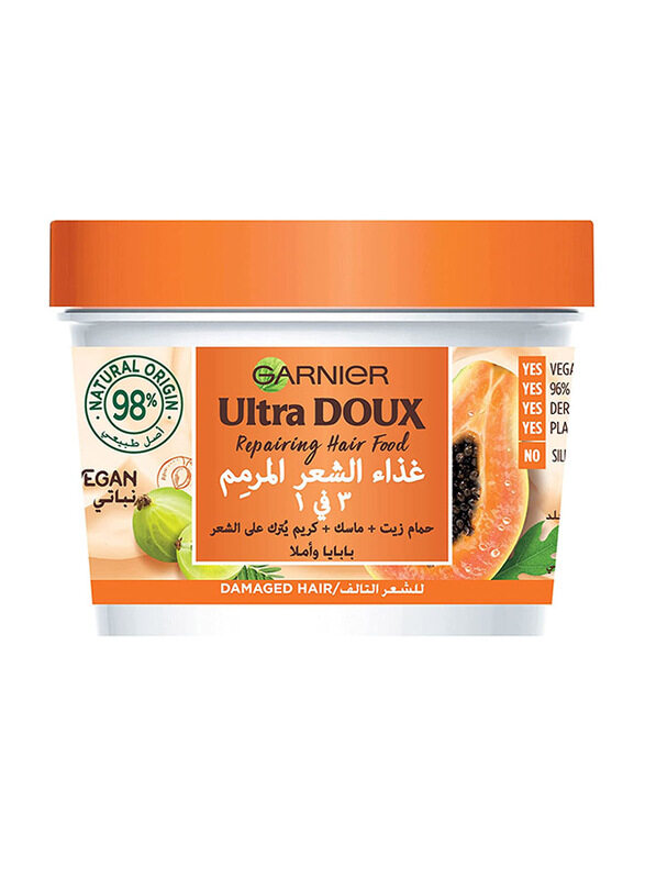 

Garnier Ultra Doux Papaya Repairing Hair Food Cream, 390ml