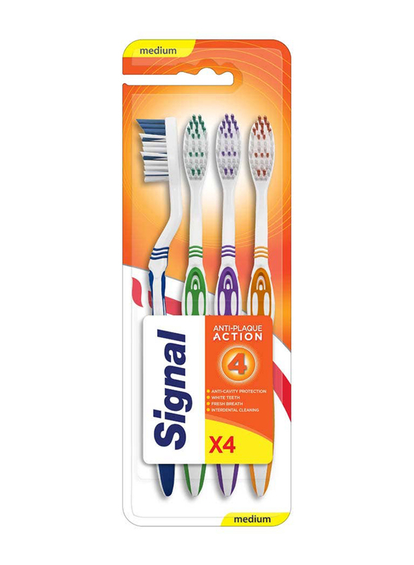 Signal Trident Tooth Brush, 4 Pieces