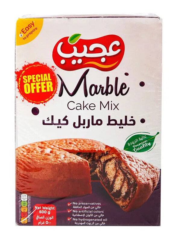 

Ajeeb Marble Cake Mix, 2 x 500 G