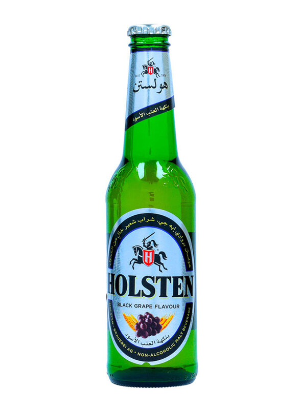 

Holsten Black Grape Flavor Carbonated Soft Drink Bottle, 330ml