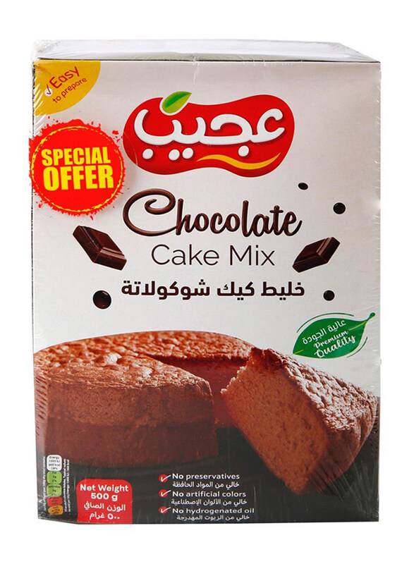 

Ajeeb Chocolate Cake Mix, 2 x 500 g